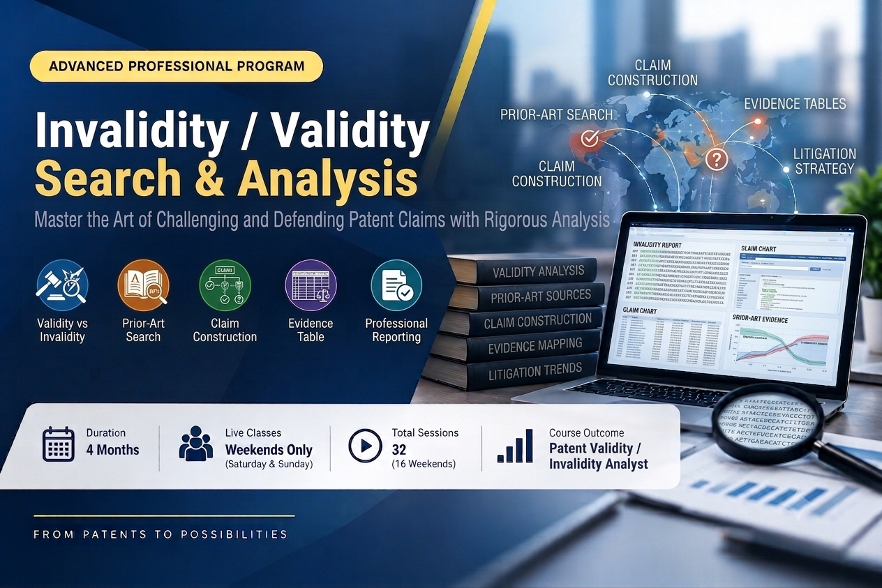 Invalidity / Validity Search & Analysis